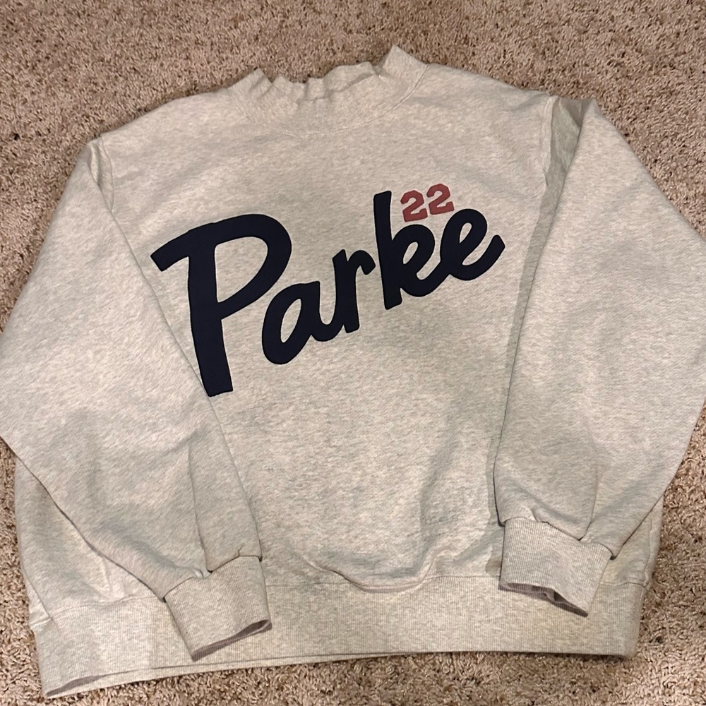 Parker Light Gray Crewneck Sweater